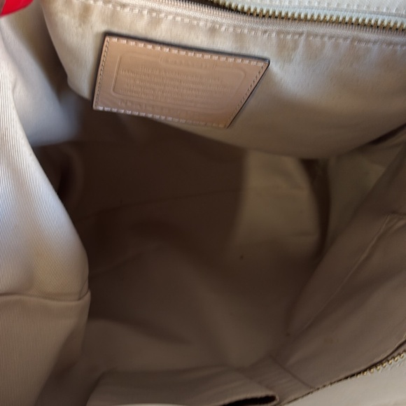 COACH PEYTON LEATHER ZIP TOP TOTE - Picture 11 of 13